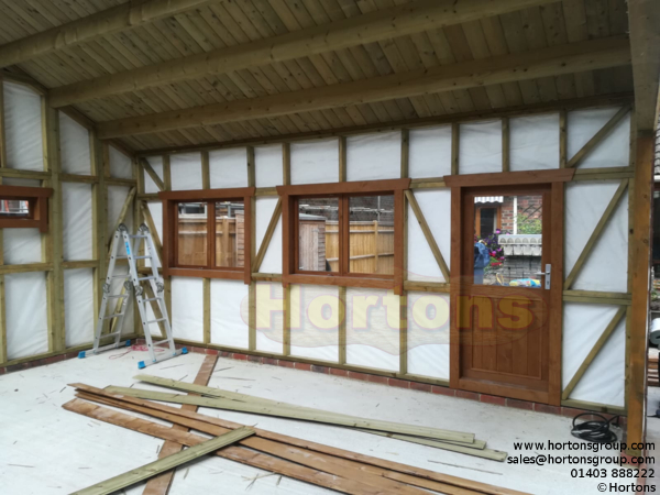 6x6m Framed Timber Double Garage